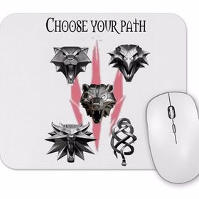Baskı Dükkanı Medalhas Das Escolas the Witcher 3 Mouse Pad