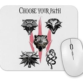 Baskı Dükkanı Medalhas Das Escolas the Witcher 3 Mouse Pad