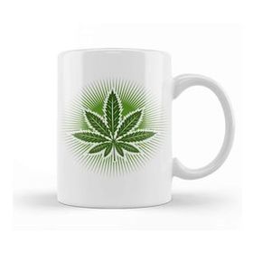 Baskı Dükkanı Medical Marijuana Leaf Kupa