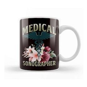 Baskı Dükkanı Medical Sonographer Sonography Ultrasound Echography Doctor Kupa