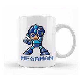 Baskı Dükkanı Mega Man Pixel Character Kupa