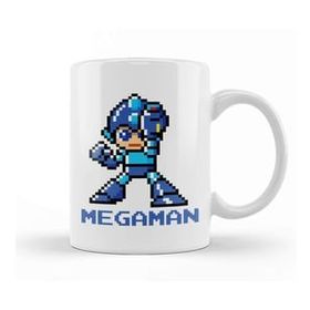 Baskı Dükkanı Mega Man Pixel Character Kupa