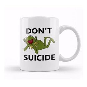 Baskı Dükkanı Meme Don't Kermit Suicide Kupa