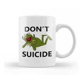 Baskı Dükkanı Meme Don't Kermit Suicide Kupa