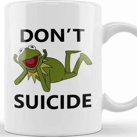 Baskı Dükkanı Meme Don't Kermit Suicide Kupa