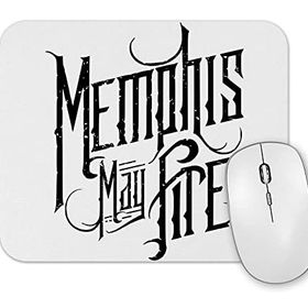 Baskı Dükkanı Memphis May Fire Mouse Pad