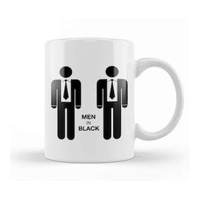 Baskı Dükkanı Men In Black Minimal Kupa