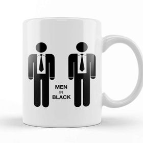 Baskı Dükkanı Men In Black Minimal Kupa