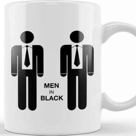 Baskı Dükkanı Men In Black Minimal Kupa
