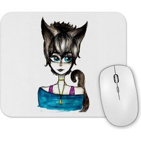 Baskı Dükkanı Menina Gata Mouse Pad