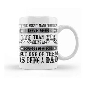 Baskı Dükkanı Mens Dad and Engineer Funny Fathers Gift Ideas 05 Kupa