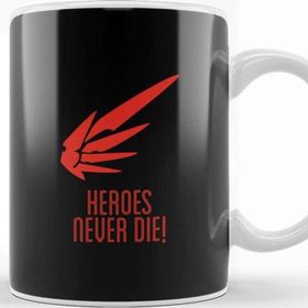 Baskı Dükkanı Mercy Heroes Never Die Wing Logo Overwatch Kupa
