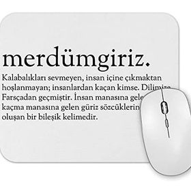 Baskı Dükkanı Merdümgiriz Kelime Mouse Pad