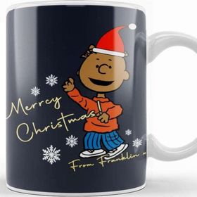 Baskı Dükkanı Merry Christmas From Franklin Peanuts Kupa