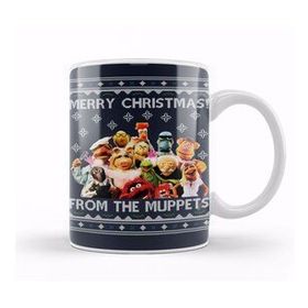 Baskı Dükkanı Merry Christmas From The Muppets Kupa