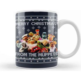 Baskı Dükkanı Merry Christmas From The Muppets Kupa