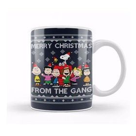 Baskı Dükkanı Merry Christmas From The Peanuts Gang Kupa