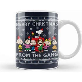 Baskı Dükkanı Merry Christmas From The Peanuts Gang Kupa