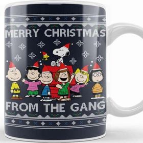 Baskı Dükkanı Merry Christmas From The Peanuts Gang Kupa