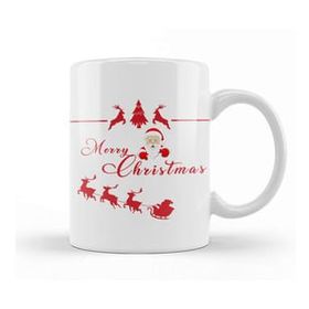 Baskı Dükkanı Merry Christmas Yılbaşı Yeni Yıl Konseptli Kupa