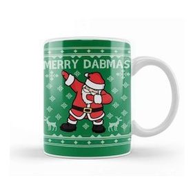 Baskı Dükkanı Merry Dabmas Santa Claus Christmas Dab Kupa