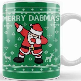 Baskı Dükkanı Merry Dabmas Santa Claus Christmas Dab Kupa