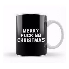 Baskı Dükkanı Merry Fucking Christmas Kupa