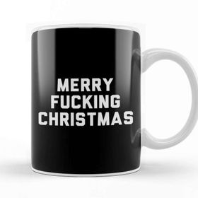 Baskı Dükkanı Merry Fucking Christmas Kupa