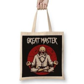 Baskı Dükkanı Mestre Kame Great Master Bez Çanta