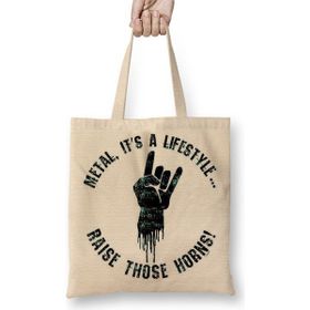 Baskı Dükkanı Metal Lifestyle Metal Bez Çanta