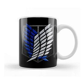Baskı Dükkanı Metallic Survey Corps Logo Attack on Titan Survey Corps Kupa