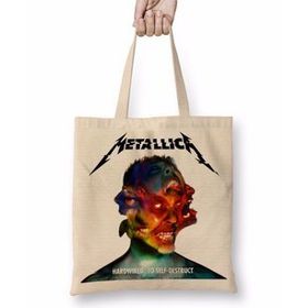 Baskı Dükkanı Metallica Hardwired 01 Bez Çanta
