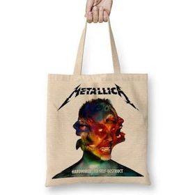 Baskı Dükkanı Metallica Hardwired 01 Bez Çanta