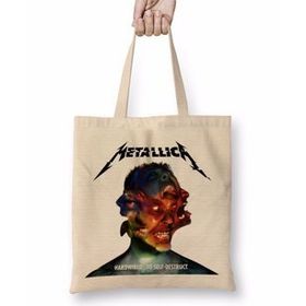 Baskı Dükkanı Metallica Hardwired Self Destruct Bez Çanta