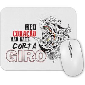 Baskı Dükkanı Meu Coraçao Nao Bate Corta Giros Mouse Pad