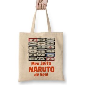 Baskı Dükkanı Meu Jeito Naruto De Ser Bez Çanta