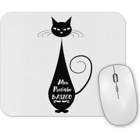 Baskı Dükkanı Meu Pretinho Basico Cat Kedi Mouse Pad