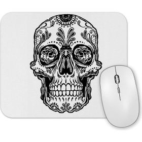 Baskı Dükkanı Mexicana Psicodelica Skull Mouse Pad