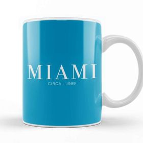 Baskı Dükkanı Miami Slogan Kupa
