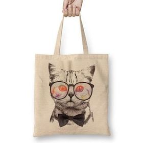 Baskı Dükkanı Miau Cat Kedi Bez Çanta