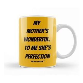 Baskı Dükkanı Michael Jackson Quotes Art Gift Vintage Retro Style Kupa