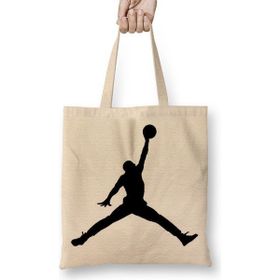 Baskı Dükkanı Michael Jordan Bez Çanta