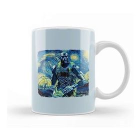 Baskı Dükkanı Michael Jordan Van Gogh Style Kupa