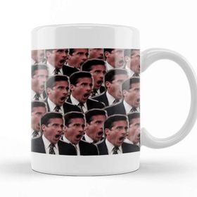 Baskı Dükkanı Michael Scott Collage The Office Kupa