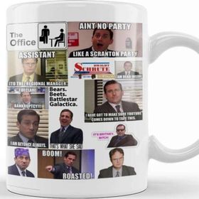 Baskı Dükkanı Michael Scott Collage The Office Kupa