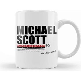 Baskı Dükkanı Michael Scott Paper Company Dunder Mifflin The Office Parody Kupa