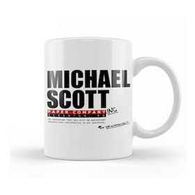 Baskı Dükkanı Michael Scott Paper Company Dunder Mifflin The Office Parody Kupa