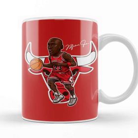 Baskı Dükkanı Micheal Jordan Bulls 23 With Signature Best Seller Kupa