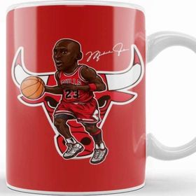 Baskı Dükkanı Micheal Jordan Bulls 23 With Signature Best Seller Kupa