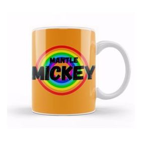 Baskı Dükkanı Michelangelo Quotes Gift Vintage Retro Rainbow Style Kupa
